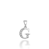 Pendente Mikiko Donna in Oro bianco Diamante MCHARMDIGO4